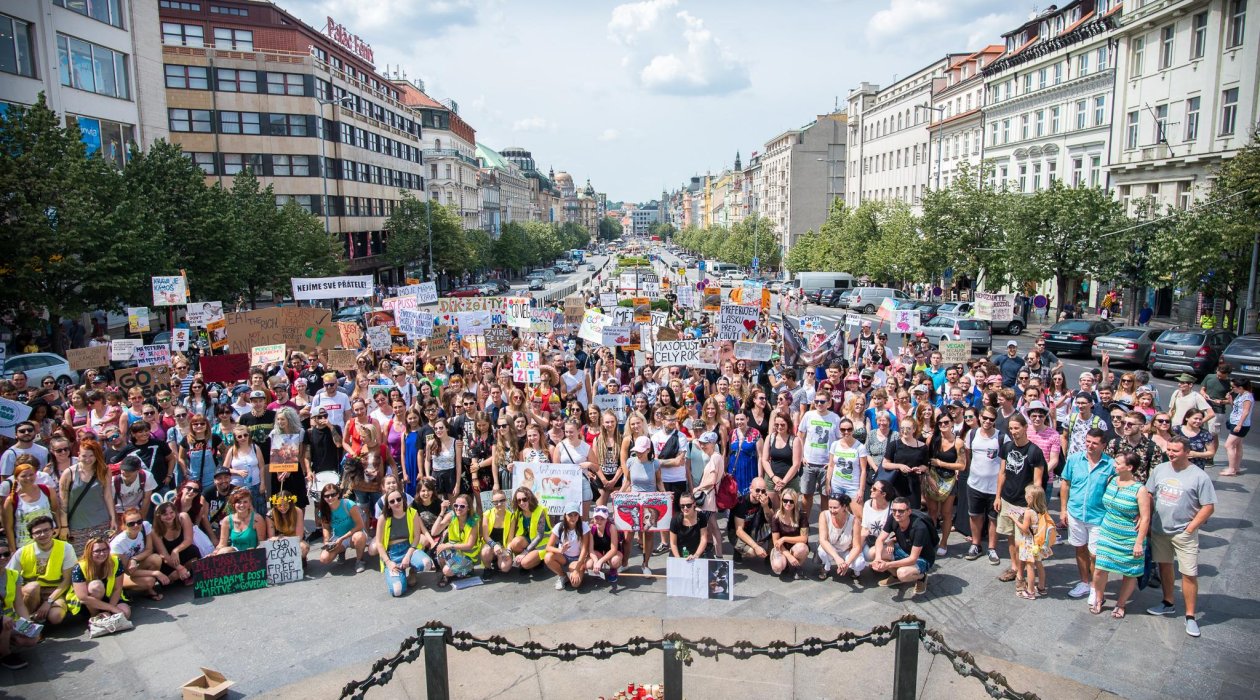 Poslední streetparty za práva zvířat v Praze